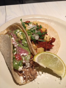 78209 Oct 2015 - Flair - Puerco Al Pastor Taco and Carnitas Taco