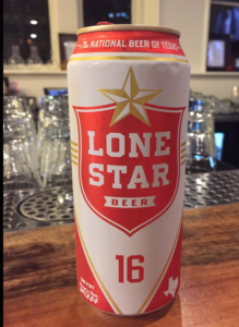 Lone Star Beer at Franks