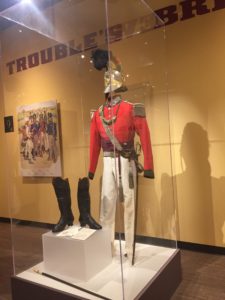 Artifacts displayed at the Battle For Texas: The Experience