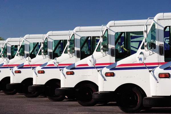 postal trucks
