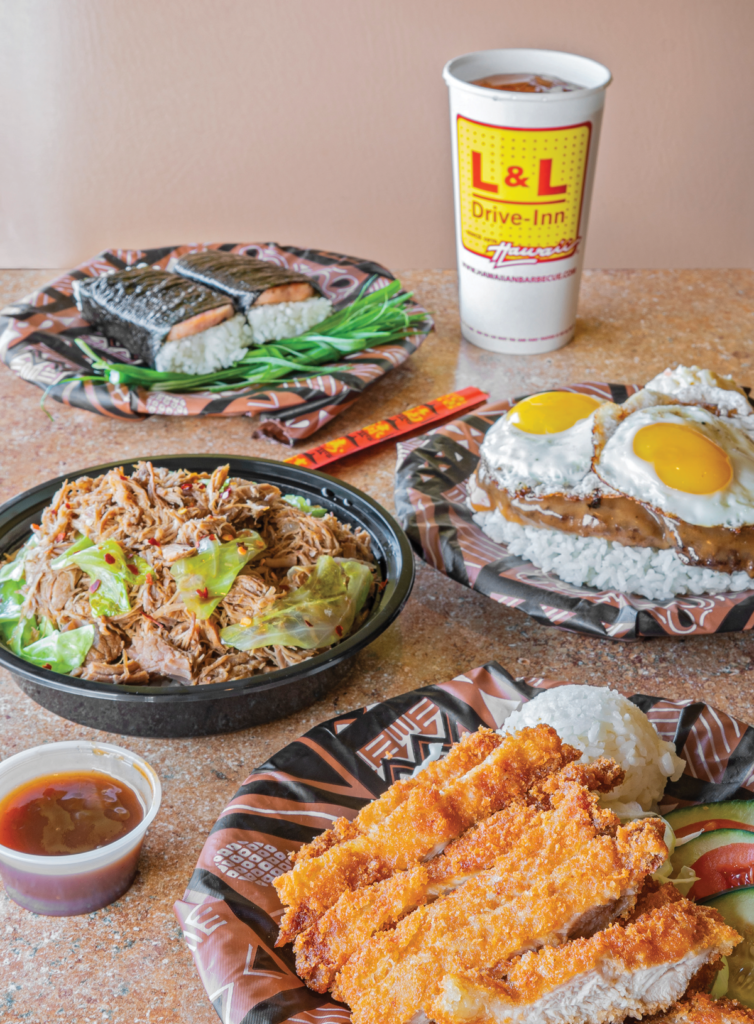 L&L Hawaiian dishes