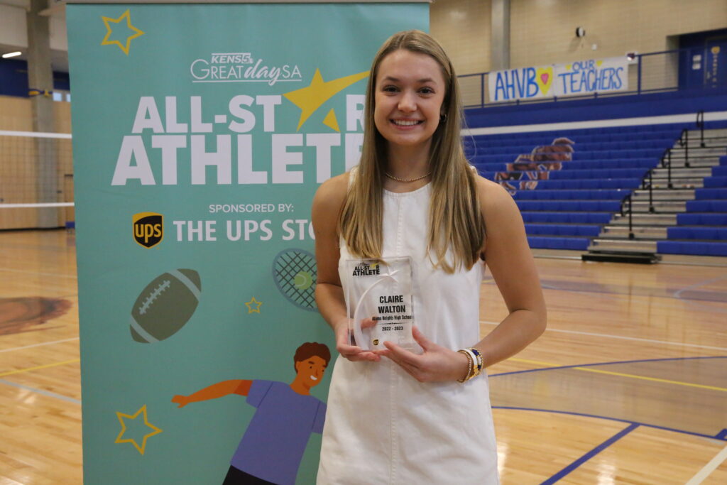 All Star athlete Claire Walton